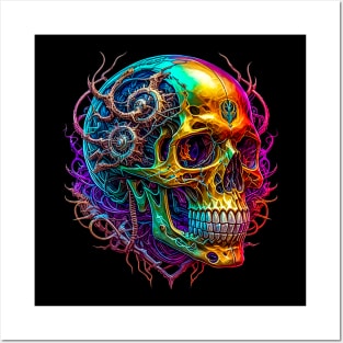 Colored Skull Posters and Art